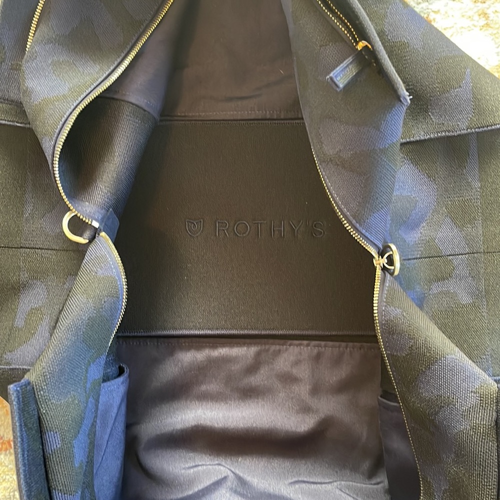 Rothy’s Navy Camo Weekender and Vanity Set - Picture 4 of 7